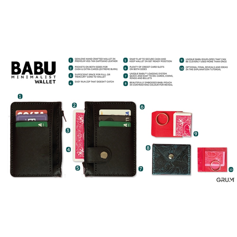 BABU Wallet Minimal by GRUM (Retail: $210.00)