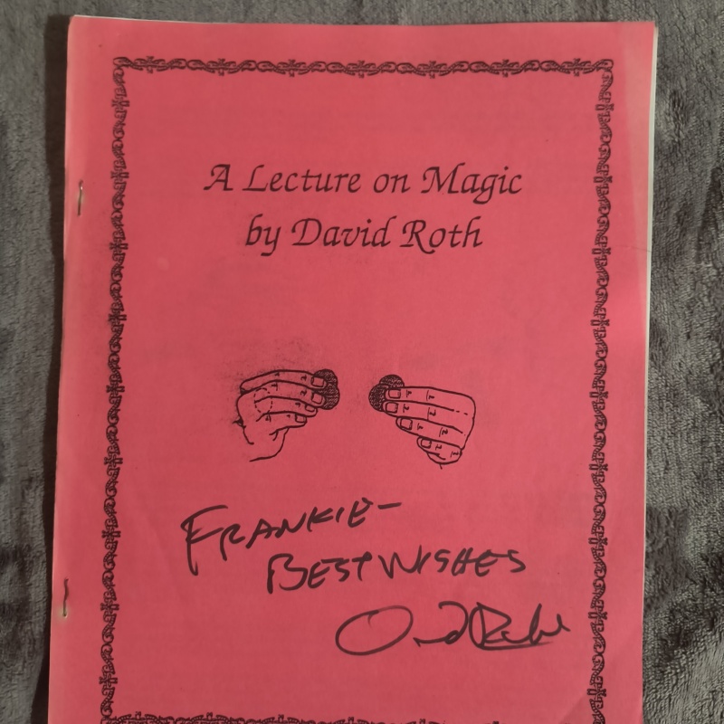 A Lecture on Magic by David Roth - Signed!