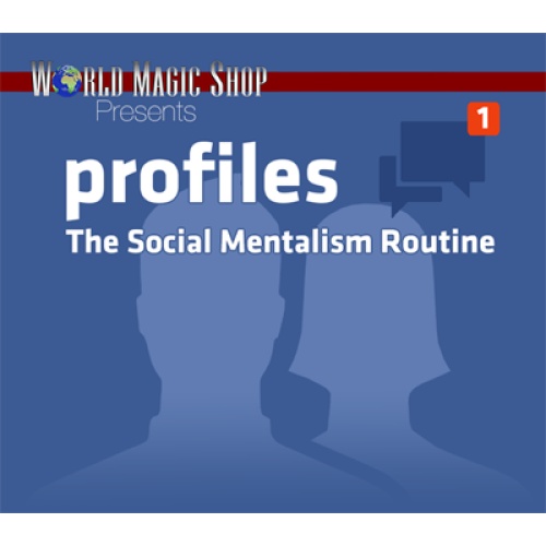 Profiles: The Social Mentalism Routine (DVD and Gimmick) by World Magic Shop (Retail: $33.50)