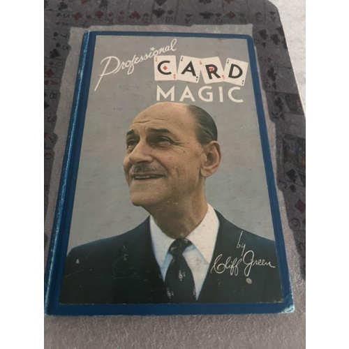 Professional Card Magic by Cliff Green FIRST EDITION