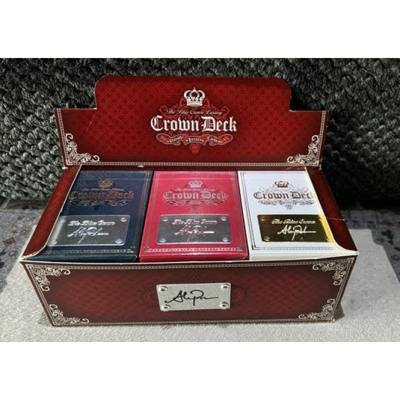 Crown Deck Luxury Edition Blue, Red and White  (RARE)